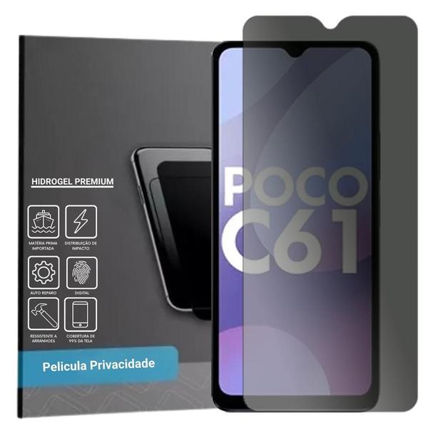 Imagem de Película Hidrogel Privacidade Compativel Com Xiaomi Poco C61