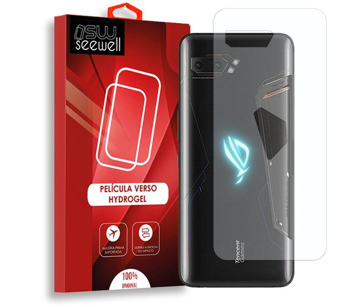 Imagem de Pelicula Hydrogel Asus Zenfone ROG Phone 2 Traseira - 100% Transparente