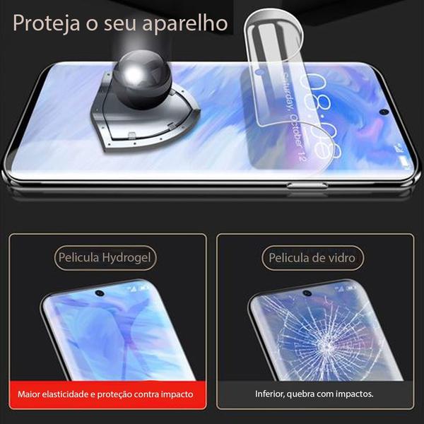 Imagem de Pelicula Hydrogel HD Galaxy A20S Frente e Verso - 100% Transparente