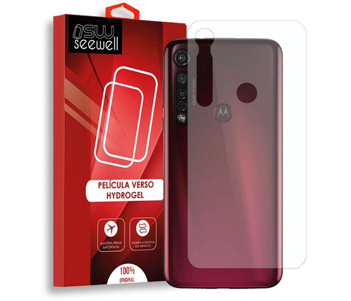 Imagem de Pelicula Hydrogel Traseira Motorola G8 Plus - 100% Transparente