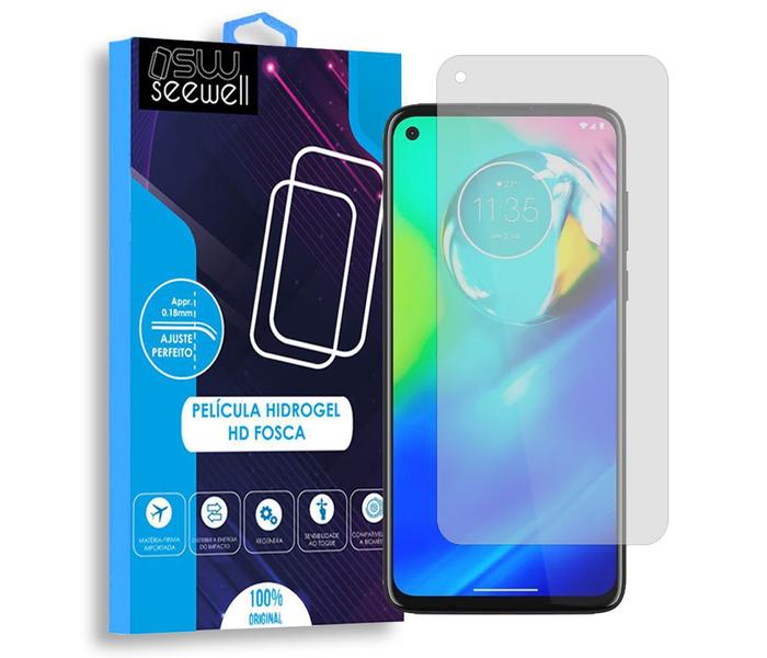 Imagem de Pelicula Moto G8 Hydrogel HD Fosca Anti Impacto - Cobre toda a tela