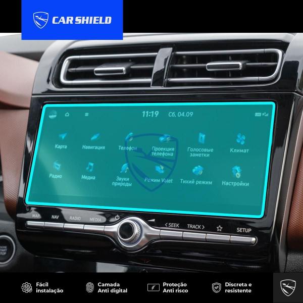 Imagem de Película Multimídia Proteção Hyundai Creta Glass Car Shield
