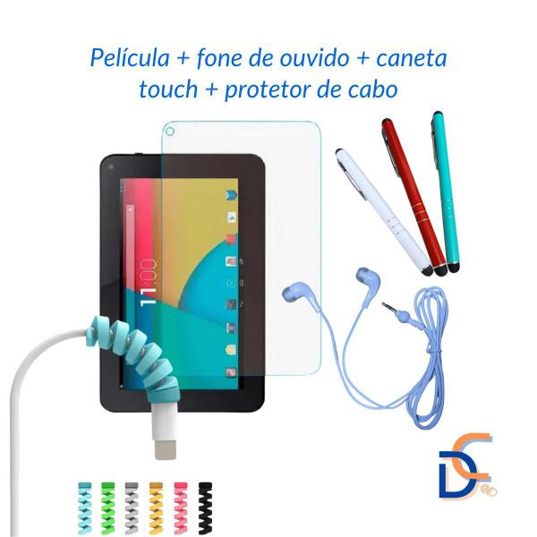 Imagem de Película para Tablet M7 WIFI da Multilaser + Fone de Ouvido + Caneta Touch