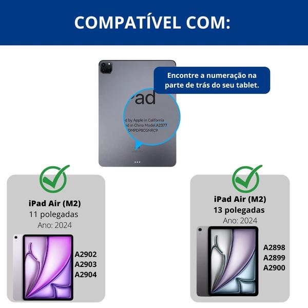 Película proteção contra riscos para iPad Air 13” M2 - TECK KING Imagem de Película proteção contra riscos para iPad Air 13” M2