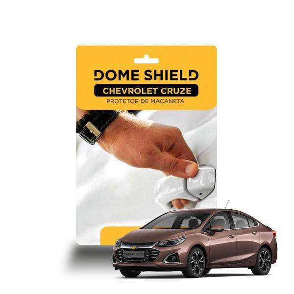 Imagem de Película Protetora PPF Anti-Risco Automotivo Maçaneta Chevrolet Cruze - Dome Shield