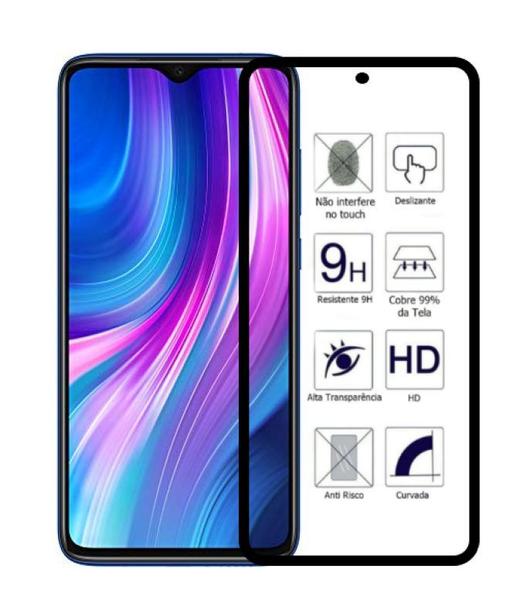 Imagem de Película Vidro Temperado 3D 6D 9D Excelente Qualidade Tela Toda Xiaomi Redmi Note 8 Pro