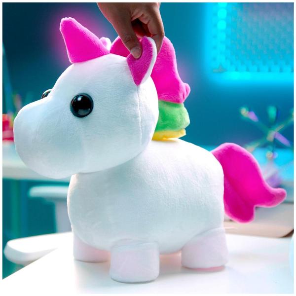 Pelúcia Adopt Me Unicórnio Neon 30cm - 7899573638627 - Pelúcia