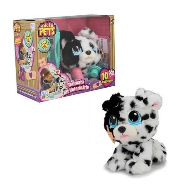 Imagem de Pelúcia Adota Pets Luppy Playset Veterinário Multikids