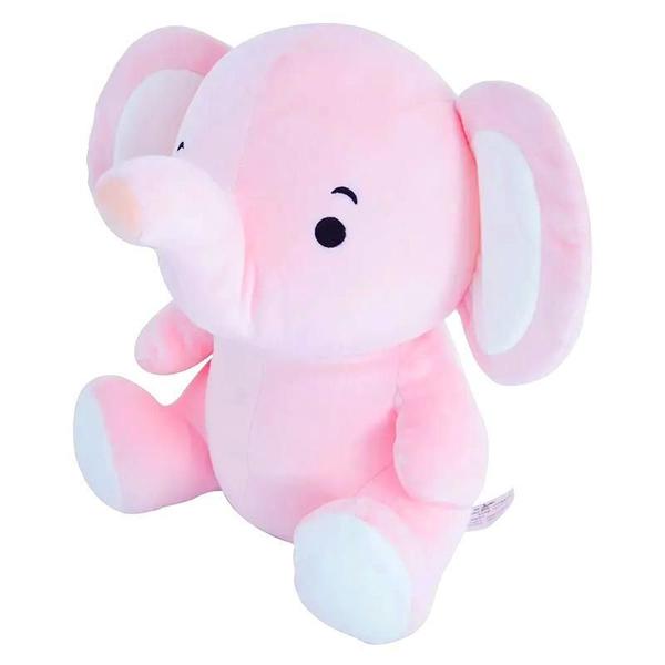 Imagem de Pelucia Amigos Do Coraçao Elefante Rosa Dmt6460 - Dmtoys