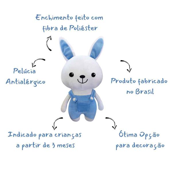 Imagem de Pelúcia Amiguinhos da Floresta 30cm Plush Antialérgico Vários Modelos Para Escolher Bichinhos Animais Fazenda Safari