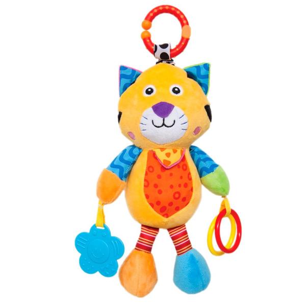 Pelúcia Atividades Bebe Gato Treme Treme Colorido á partir de 3 meses - Buba Imagem de Pelúcia Atividades Bebe Gato Treme Treme Colorido á partir de 3 meses
