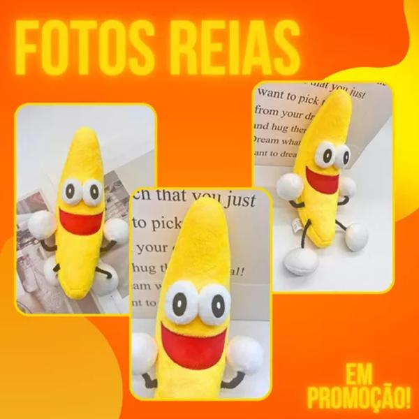 Imagem de Pelúcia Banana Do Roblox Jogo Shovelwares Brain Game