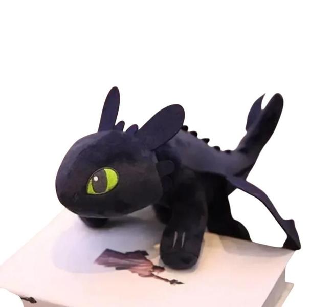 Pelucia banguela como treinar seu dragão 23cm Imagem de Pelucia banguela como treinar seu dragão 23cm