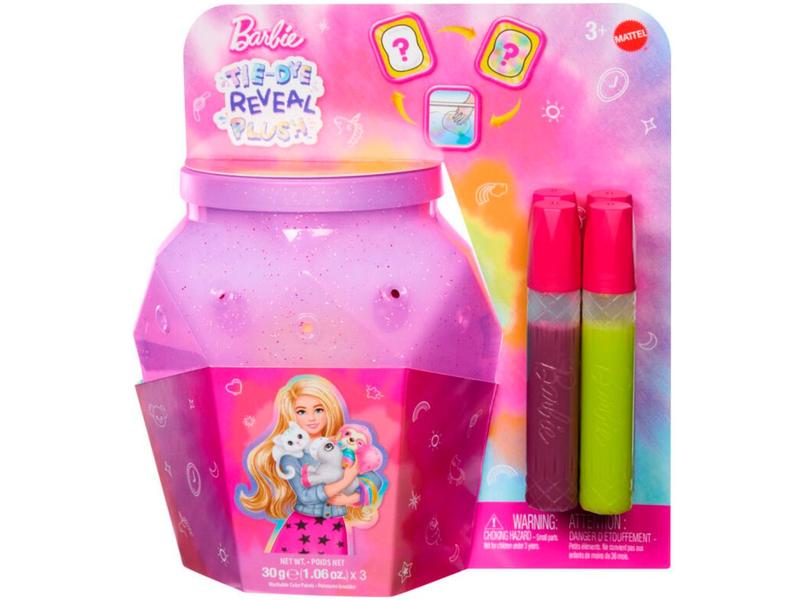 Pelúcia Barbie Tie Dye Surpresa Mattel Pelúcia Barbie Tie Dye Surpresa Mattel