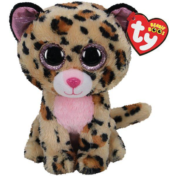 Imagem de Pelucia Beanie Boos Medio Leopardo Livvie TOYNG 44109