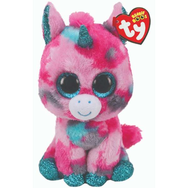 Imagem de Pelúcia Beanie Boos Ty 16 Cm - Unicórnio Gumball