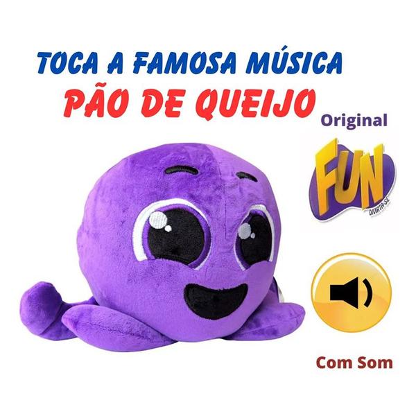 Imagem de Pelúcia Bolofofos Pow com Música 23cm F0094-6 - Fun