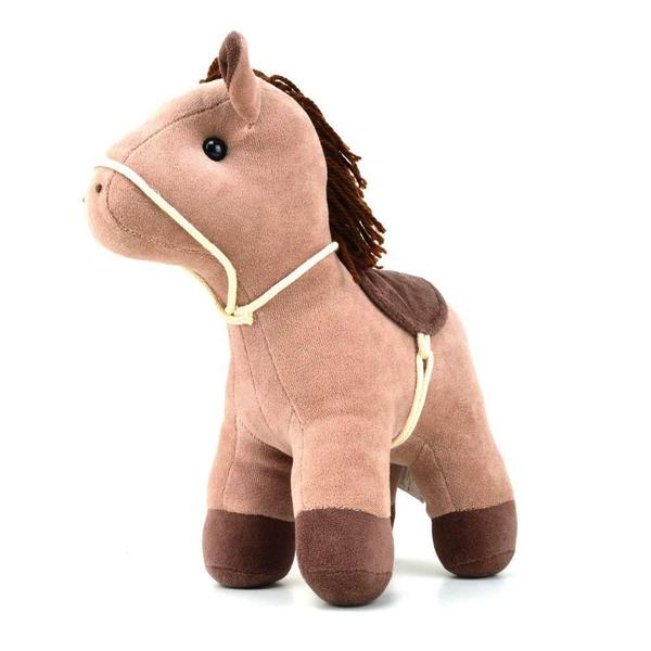 Imagem de Pelúcia Cavalo Faísca 30 cm Toybrink Marrom - 0035