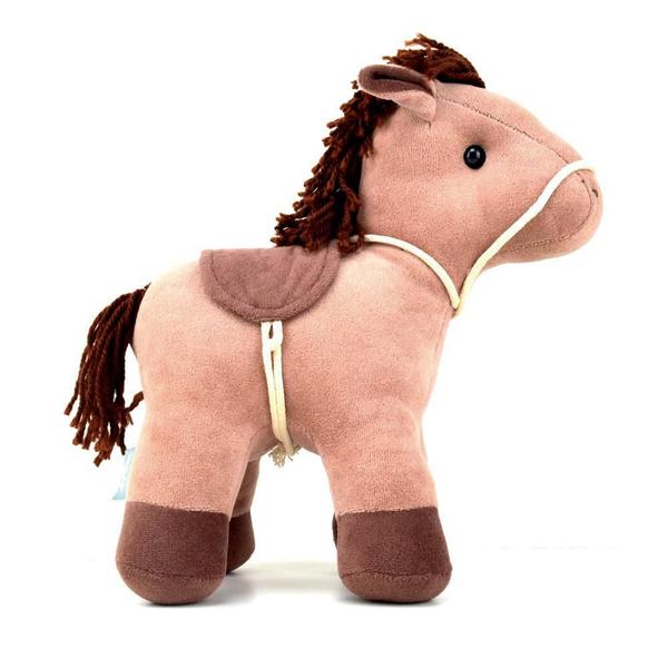 Imagem de Pelúcia Cavalo Faísca 30 Cm Toybrink Marrom - 0035