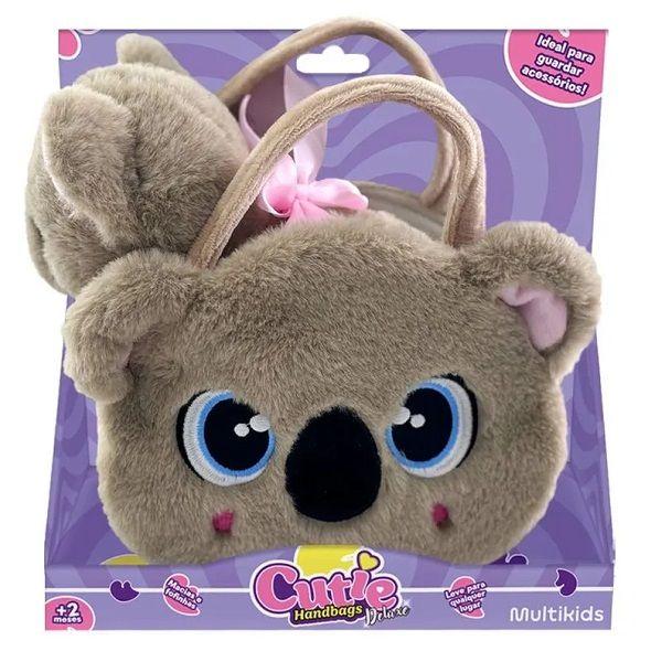 Pelucia Cutie Handbangs Koala Deluxe com Bolsa Multikids Imagem de Pelucia Cutie Handbangs Koala Deluxe com Bolsa Multikids