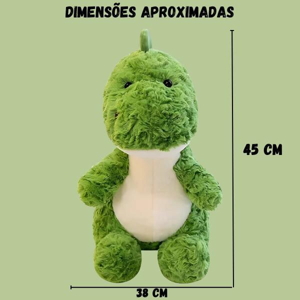 Imagem de Pelúcia Dinossauro Fofinho Grande Infantil 45 cm Castela