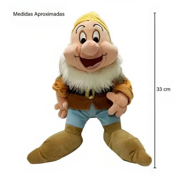 Imagem de Pelúcia Disney Os Sete Anões Feliz 33cm F00942 - Fun