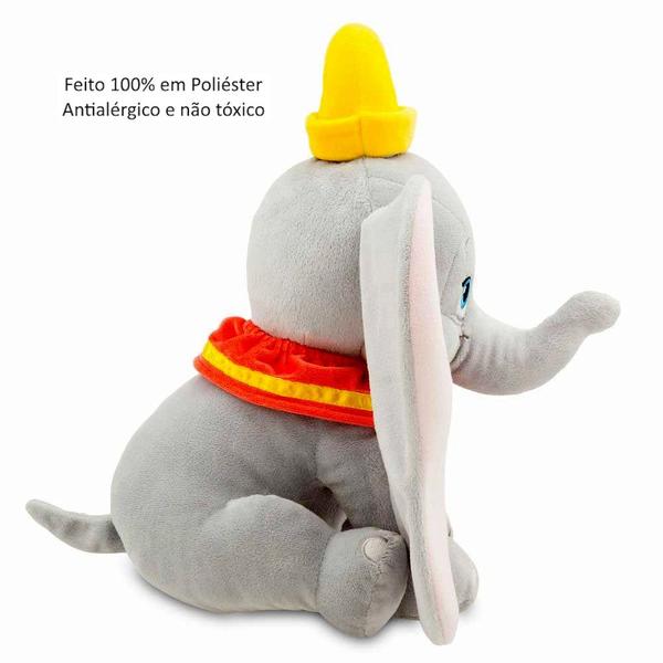 Imagem de Pelúcia do Dumbo Elefante Grande 40cm Original da Disney