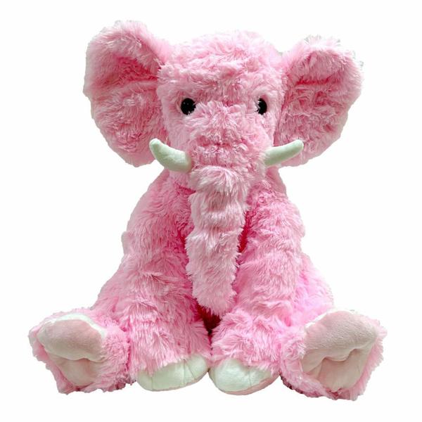 Imagem de Pelucia Elefante Rosa Grande 40cm +3 Anos Fizzy