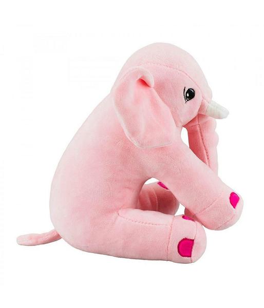 Imagem de Pelúcia Elefante Rosa Sentado 24cm