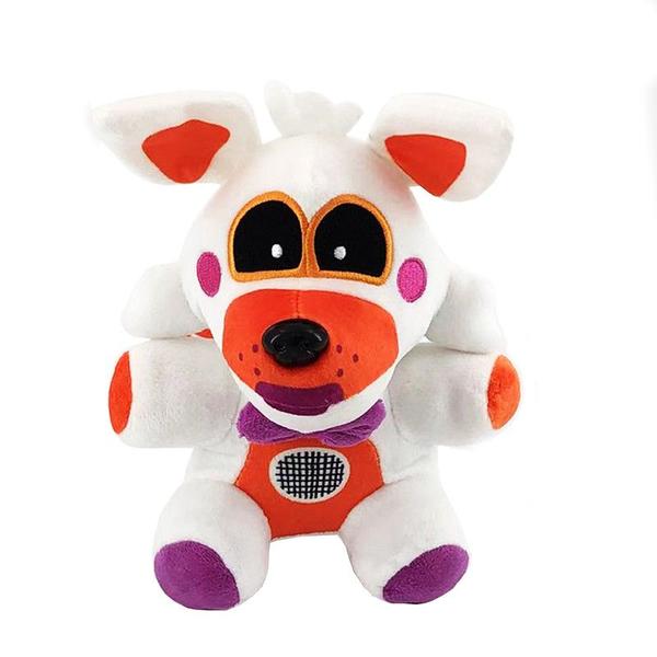Pelucia five nights at freddys lolbit sister location 18cm Imagem de Pelucia five nights at freddys lolbit sister location 18cm