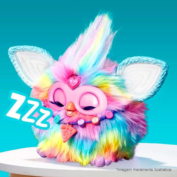 Pelúcia Furby Tie Dye Interativo F8900 - Hasbro Imagem de Pelúcia Furby Tie Dye Interativo F8900 - Hasbro
