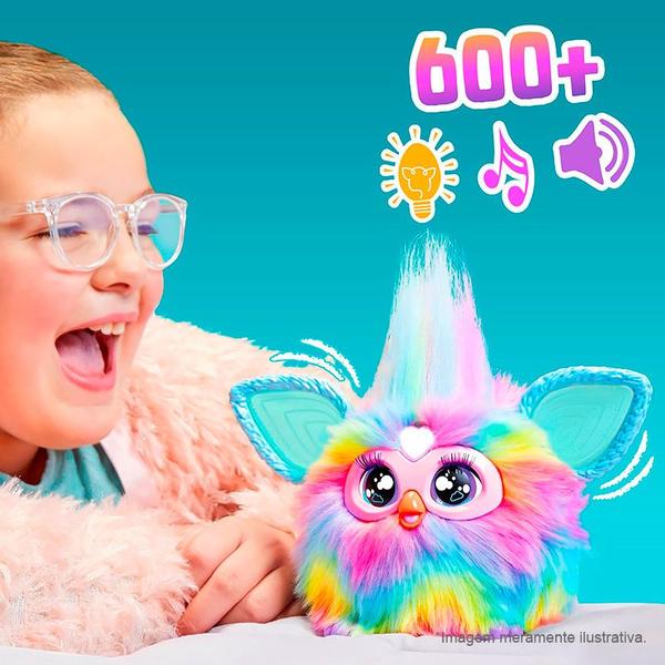 Imagem de Pelúcia Furby Tie Dye Interativo F8900 - Hasbro