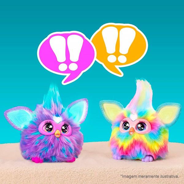 Pelúcia Furby Tie Dye Interativo F8900 - Hasbro Imagem de Pelúcia Furby Tie Dye Interativo F8900 - Hasbro