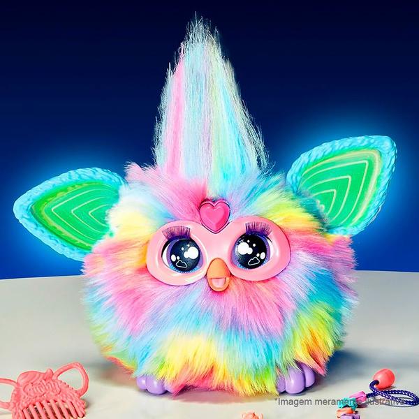 Pelúcia Furby Tie Dye Interativo F8900 - Hasbro Imagem de Pelúcia Furby Tie Dye Interativo F8900 - Hasbro