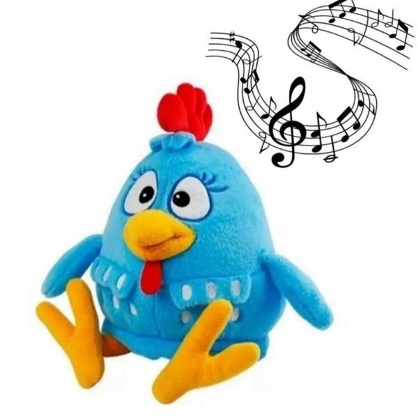 Imagem de Pelúcia Galinha Pintadinha Musical 35cm Antialergico