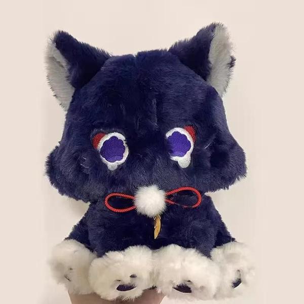 Imagem de Pelúcia Gato Fofo Scaramouche Genshin Impact - Brinquedo Anime Cosplay