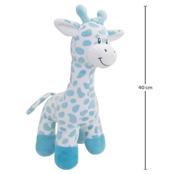 Imagem de Pelucia girafinha azul 40cm buba