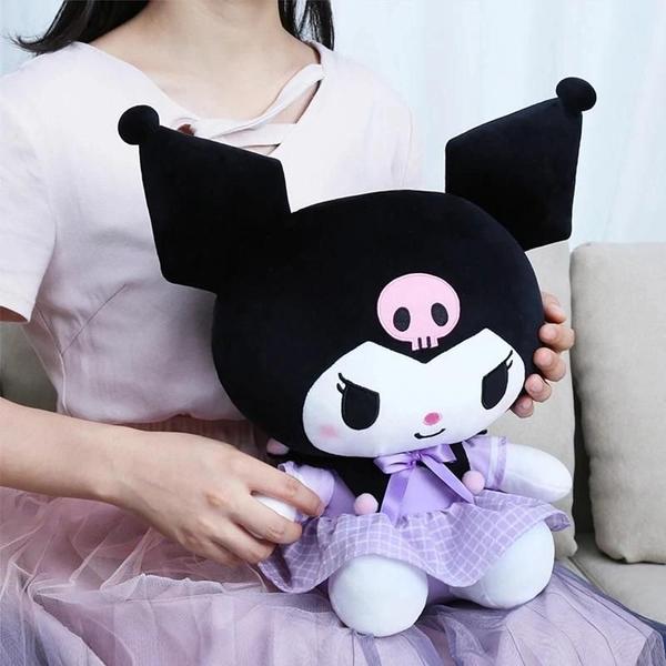 Imagem de Pelúcia Hello Kitty, Kuromi, Melody e Cinnamoroll - Brinquedo de Pelúcia Macio