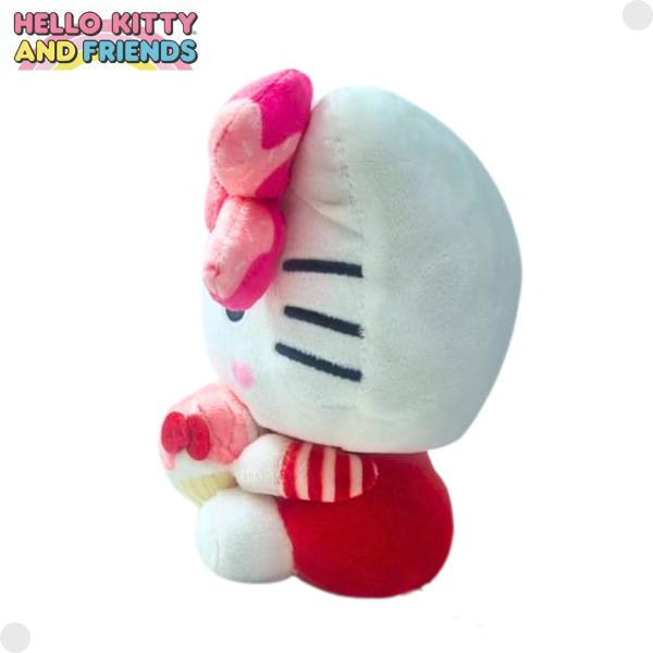 Imagem de Pelúcia Hello Kitty Love 18cm Cupcake Hello Kitty e Amigos 03874A - Sunny