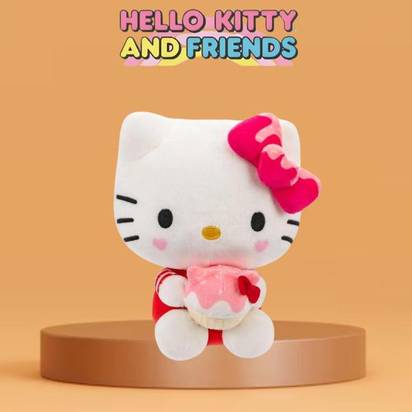 Imagem de Pelúcia Hello Kitty Love 18cm Cupcake Hello Kitty e Amigos 03874A - Sunny