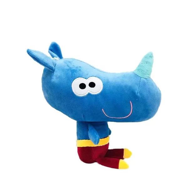 Imagem de Pelucia hey duggee rinoceronte tag desenho infantil 26cm