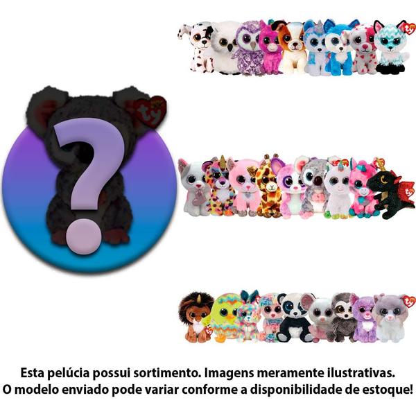 Imagem de Pelúcia Infantil - 16 cm - Beanie Boos - TY - Pequena - Sortido - Toyng