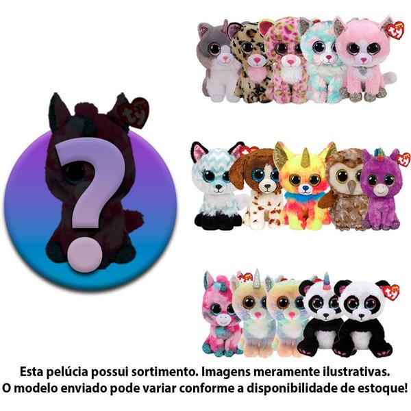 Imagem de Pelúcia Infantil - 22 cm - Beanie Boos - TY - Médio - Sortido - Toyng