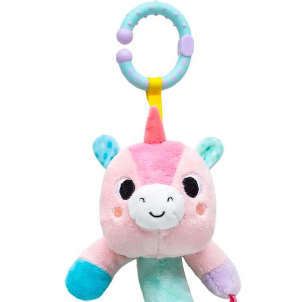 Imagem de Pelúcia Infantil - 50 cm - Bubazoo - Mola de Atividades - Unicórnio - Rosa - Buba