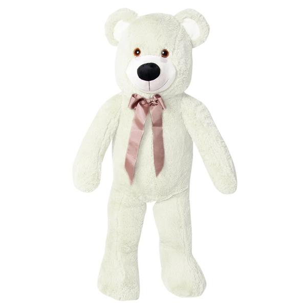 Imagem de Pelúcia Infantil - 80 cm - Urso Rafael - M - Marfim - W.U. Bichos de Pelúcia