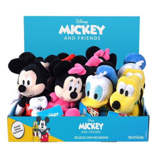 Pelúcia Infantil Disney Mickey Mouse com Mecanismo de Luz - Multikids Imagem de Pelúcia Infantil Disney Mickey Mouse com Mecanismo de Luz