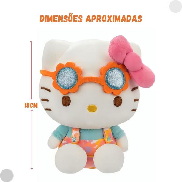 Imagem de Pelúcia Infantil Páscoa Hello Kitty E Amigos 18cm 3875 - Sunny