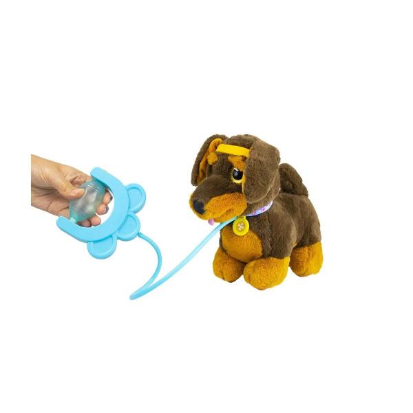 Imagem de Pelucia Infantil Walking Petz com Rodinhas Coleira hipoalérgico Multikids BR1875