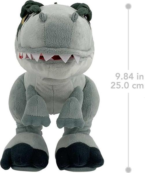 Imagem de Pelúcia Interativa Giganotossauro Super Mordida 25Cm Com Som e Movimento Jurassic World - Super Chomp Dino - Mattel