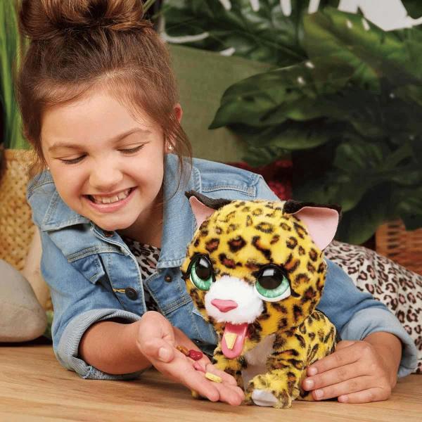 Pelucia Interativa Lolly Leopardo FurReal Lil'Wilds c/ Som - Sunny Brinquedos Imagem de Pelucia Interativa Lolly Leopardo FurReal Lil'Wilds c/ Som